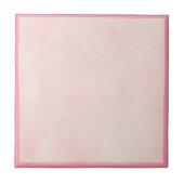 Roze &crème tegeltje (Voorkant)