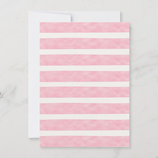 Roze crème Unicorn Magical Day 1st Birthday Kaart (Achterkant)