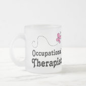 Roze crème voor het beroep matglas koffiemok (Links)