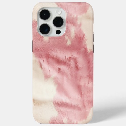 Roze crème wit dier Case-Mate iPhone case (Achterkant)