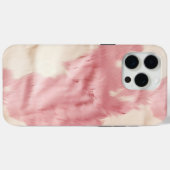 Roze crème wit dier Case-Mate iPhone case (Achterkant (horizontaal))