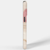 Roze crème wit dier Case-Mate iPhone case (Achterkant / Rechts)