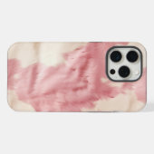 Roze Crème Witte Dier iPhone Hoesje (Achterkant horizontaal)