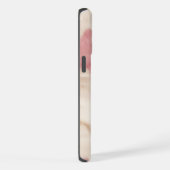 Roze Crème Witte Dier iPhone Hoesje (Rechterkant)