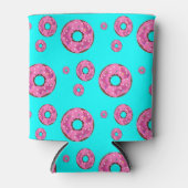 Roze crèmedonuts blikjeskoeler (Voorkant)