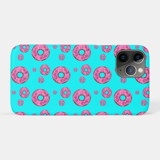 Roze crèmedonuts Case-Mate iPhone case (Achterkant (horizontaal))