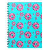 Roze crèmedonuts notitieboek (Voorkant)
