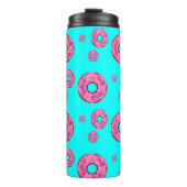 Roze crèmedonuts thermosbeker (Voorkant)