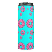 Roze crèmedonuts thermosbeker (Achterkant)