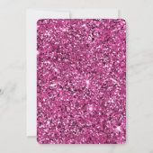 Roze Crinkle Glitzy Gold Glitter Wimpers Kaart (Achterkant)