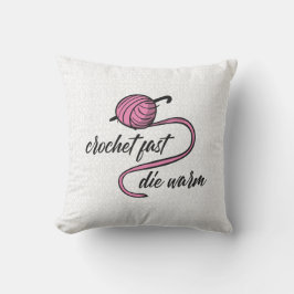 Roze Crochet Fast, Die Warm Kussen