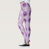 Roze Crocus Flowers Blossom Leggings (Links)