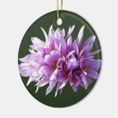 Roze Crocus Flowers Keramisch Ornament (Links)