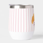 Roze Croissant Waterfles (Rechts)