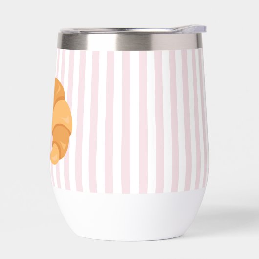 Roze Croissant Waterfles (Links)