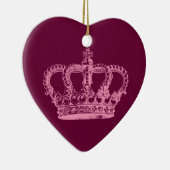 Roze Crown Ornament (Rechts)