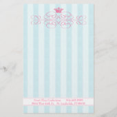 Roze Crown Sweet Shop Flyer (Achterkant)