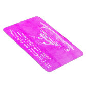 Roze Cruiseschip Cabine Stateroom Deur Geen Koken Magneet (Rechterzijde)