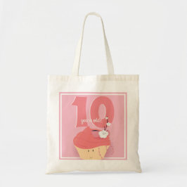 Roze crupcake Birthday | Basis-Tas Tote Bag