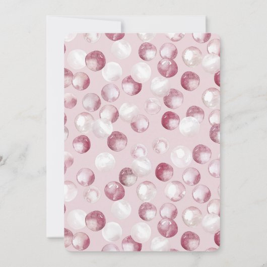 Roze crupcake Birthday Kaart (Achterkant)