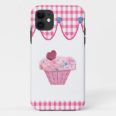 Roze crupcake Case-Mate iPhone case (Achterkant)