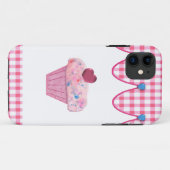 Roze crupcake Case-Mate iPhone case (Achterkant (horizontaal))