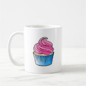 Roze crupcake koffiemok (Links)