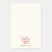 Roze crupcake post-it® notes (Voorkant)