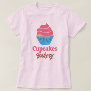 Roze crupcake t-shirt