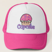 Roze crupcake trucker pet (Voorkant)