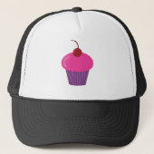Roze crupcake trucker pet (Voorkant)