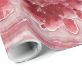 Roze Crystals Geode Cadeaupapier (Rol Hoek)