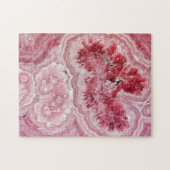 Roze Crystals Geode Legpuzzel (Horizontaal)