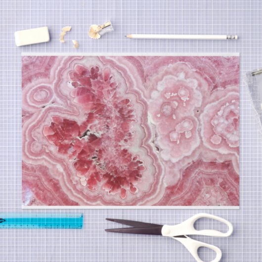 Roze Crystals Geode Tissuepapier (Craft)