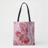 Roze Crystals Geode Tote Bag (Voorkant)