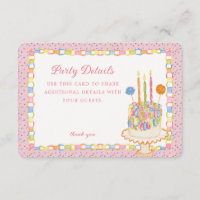 Roze 'Cue the Confetti' papieren keten verjaardags