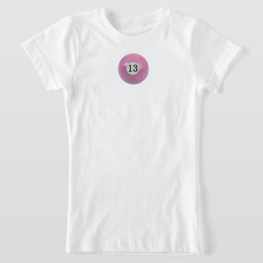 roze cuebal 13 t-shirt (Laagn)