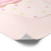 Roze Cupcake 8 x 10 Afdruk Poster (Hoek)