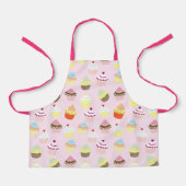 Roze cupcake Apron Schort (Voorkant)