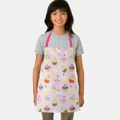 Roze cupcake Apron Schort (Insitu)