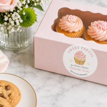 Roze Cupcake Bakkerij Dank je
