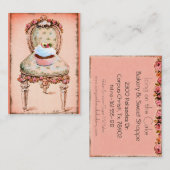 Roze cupcake bakkerijprofielkaart visitekaartje (Voorkant / Achterkant)