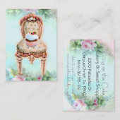 Roze cupcake bakkerijprofielkaart visitekaartje (Voorkant / Achterkant)