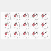Roze Cupcake Boo stickers (Vel)