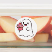 Roze Cupcake Boo stickers (Aangebracht)