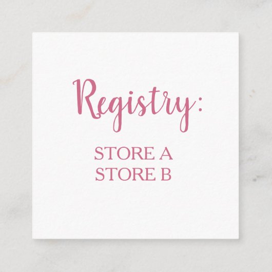 Roze Cupcake Bow Sprinkles Weddenschap Vrijgezelle Informatiekaartje (Achterkant)