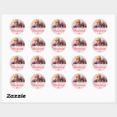 Roze Cupcake Cake Fotosjabloon Baking Label (Vel)
