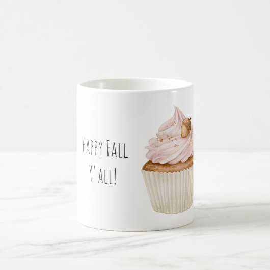 Roze Cupcake Eikel Koffiemok (Center)