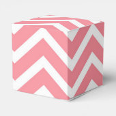 Roze cupcake en Chevron Bedankdoosjes (Achterkant)