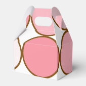 Roze cupcake en Stippen Bedankdoosjes (Achterkant)